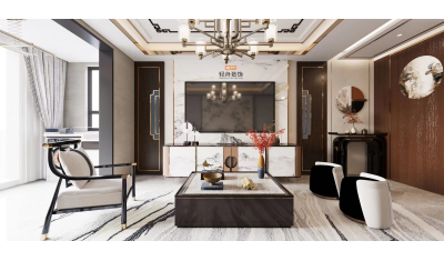 首發 - 泰安觀山悅175平新中式風格，主案設計師王德洋【輕舟出品】